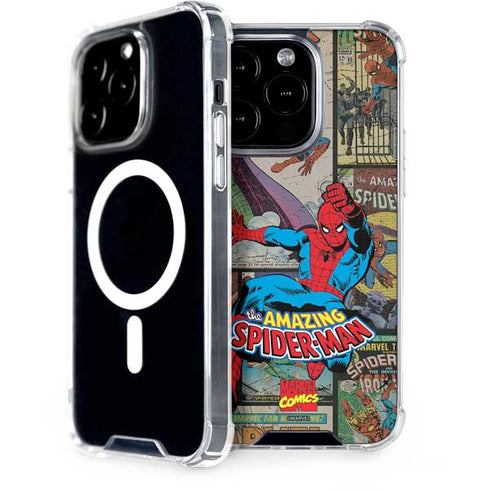 Marvel Classic Comics Amazing Spider-Man Collage iPhone 15 Pro MagSafe Case